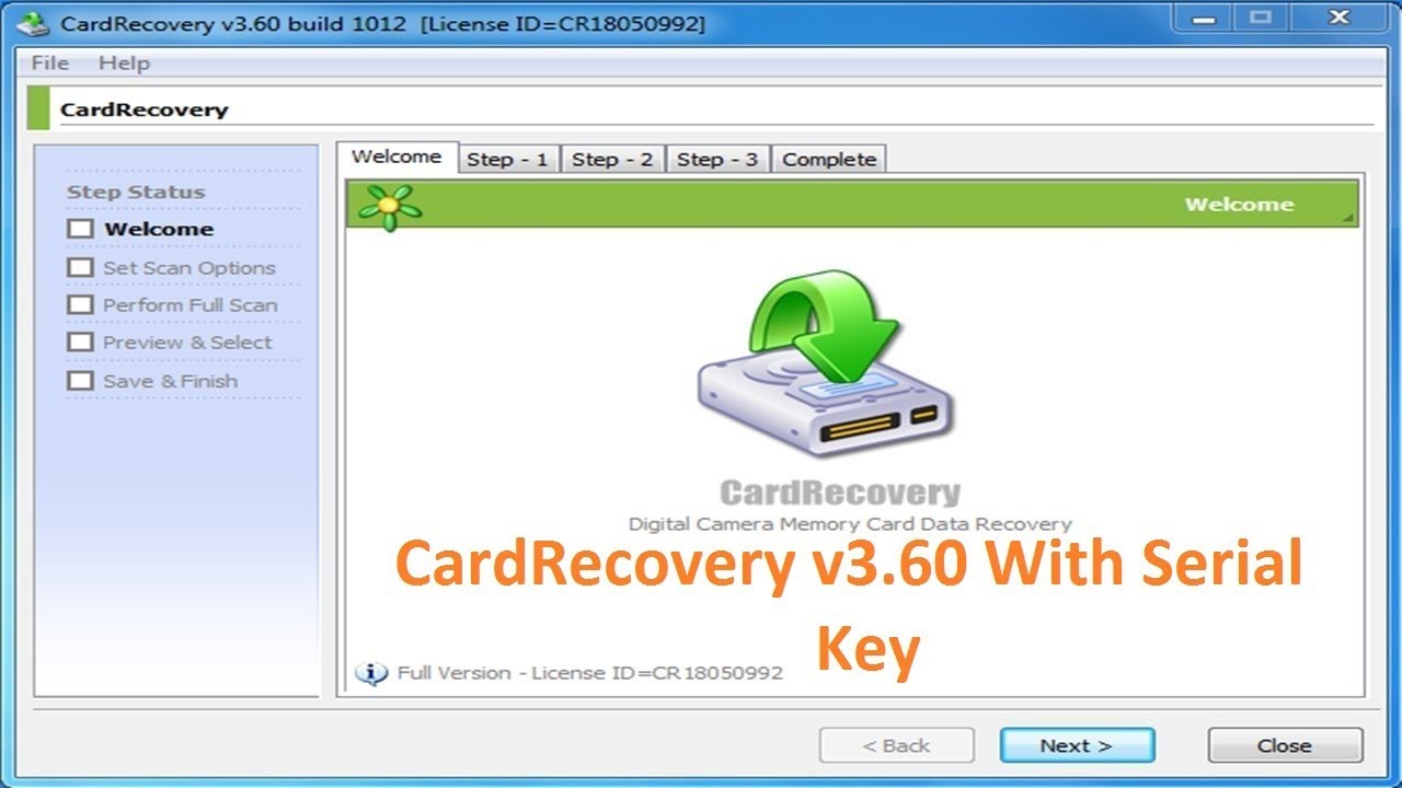 Card recovery full version crack